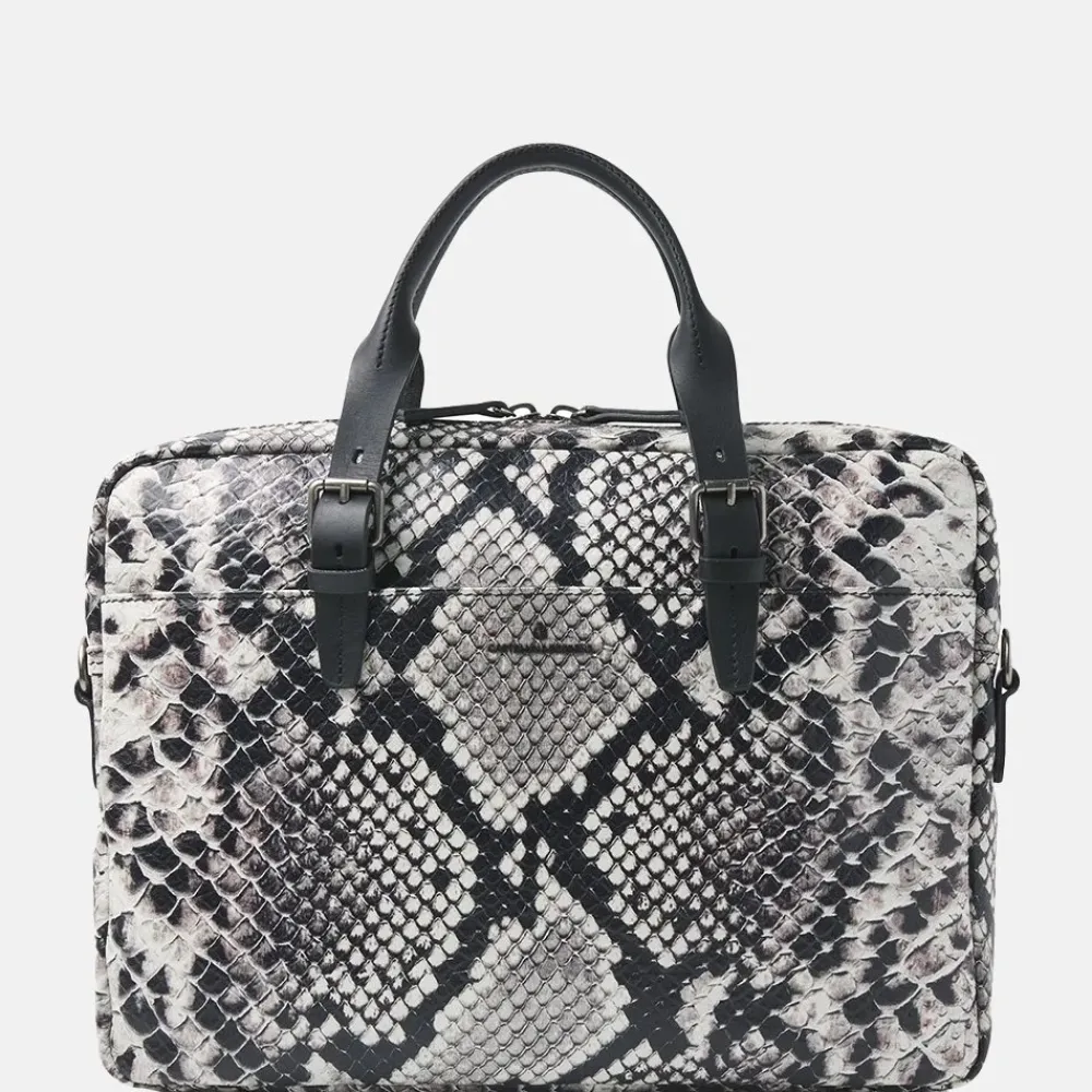 Heren Laptoptassen^Castelijn en Beerens Verona Python limited edition laptoptas 15.6 inch python