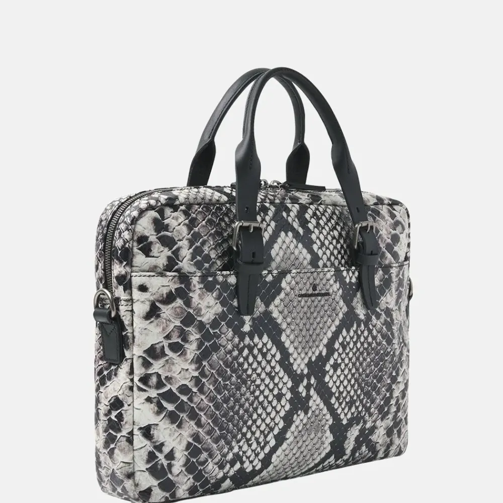 Heren Laptoptassen^Castelijn en Beerens Verona Python limited edition laptoptas 15.6 inch python