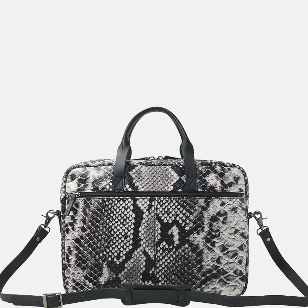 Heren Laptoptassen^Castelijn en Beerens Verona Python limited edition laptoptas 15.6 inch python