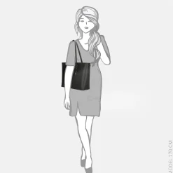 Shoppers^Charm London Birmingham shopper zwart