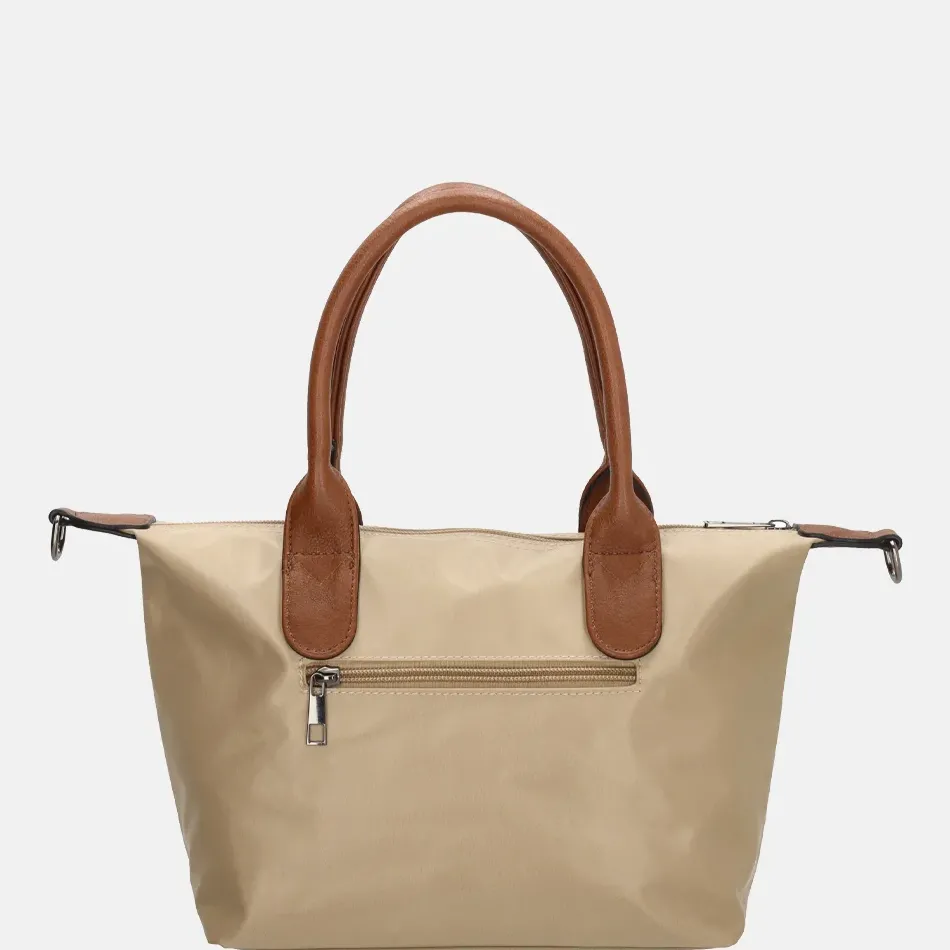 Handtassen^Charm London Buckingham handtas S zand