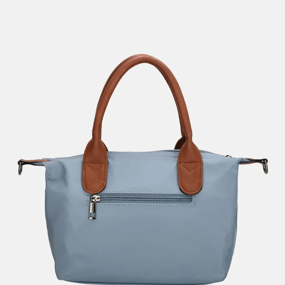 Handtassen^Charm London Buckingham handtas S staalblauw