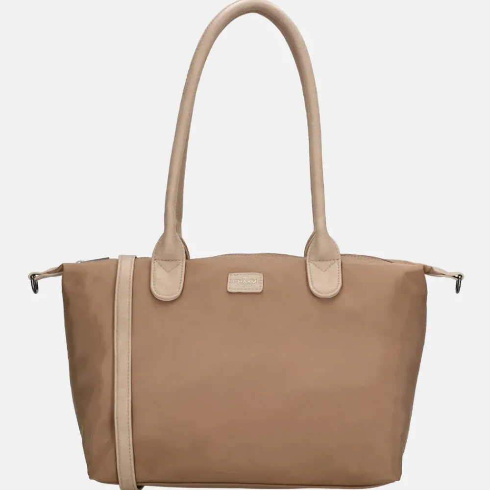 Shoppers^Charm London Buckingham Mono shopper M lichttaupe