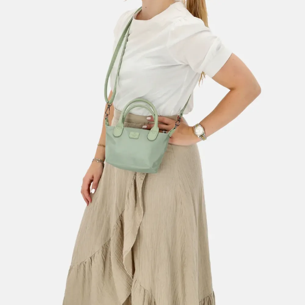 Crossbody Tassen^Charm London Buckingham Mono crossbody tas XS lichtgroen