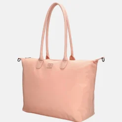 Dames Laptoptassen^Charm London Buckingham Mono shopper met 15.6 inch laptopvak L lichtroze