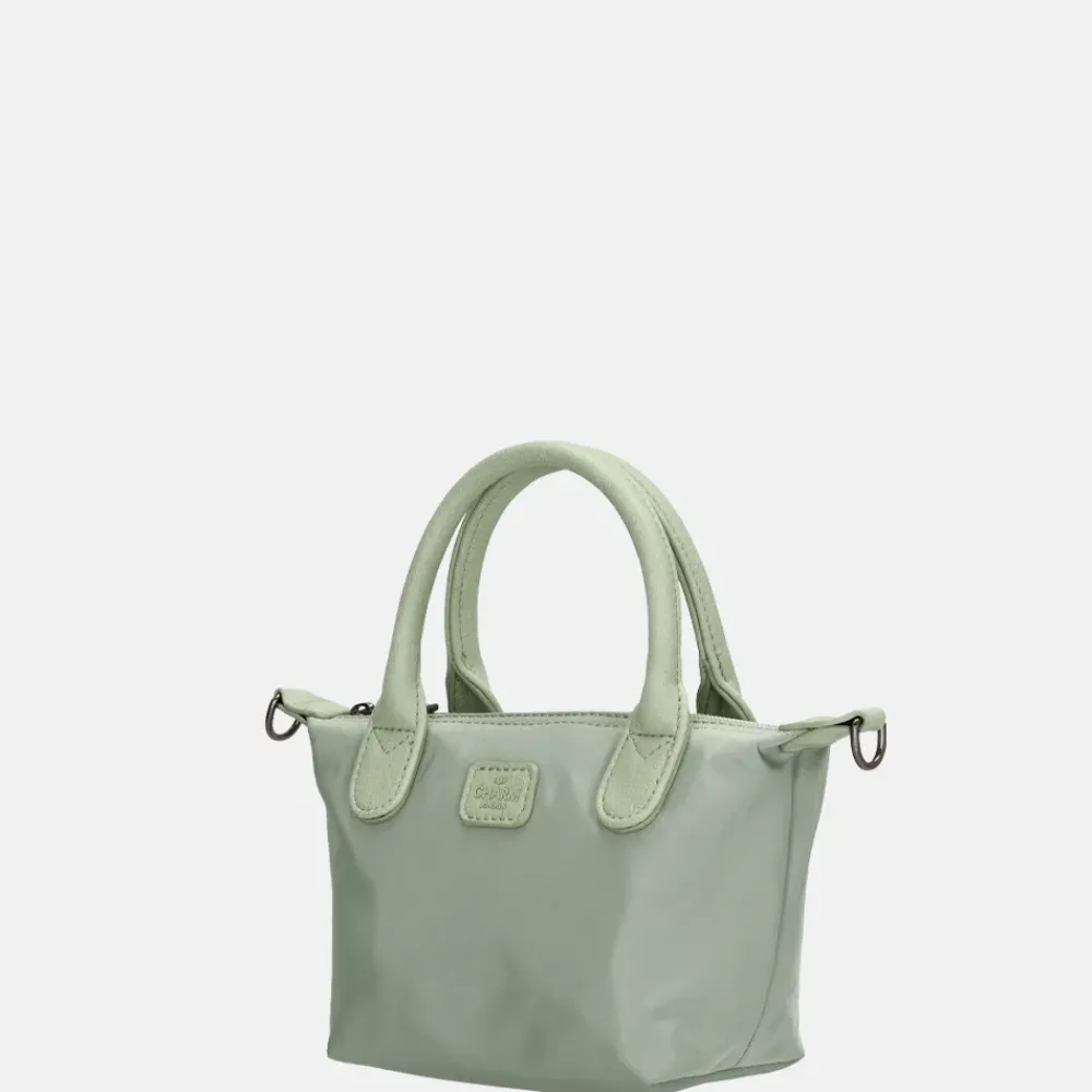 Crossbody Tassen^Charm London Buckingham Mono crossbody tas XS lichtgroen