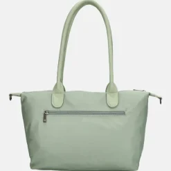 Shoppers^Charm London Buckingham Mono shopper M lichtgroen