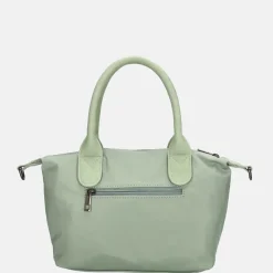 Handtassen^Charm London Buckingham Mono handtas lichtgroen