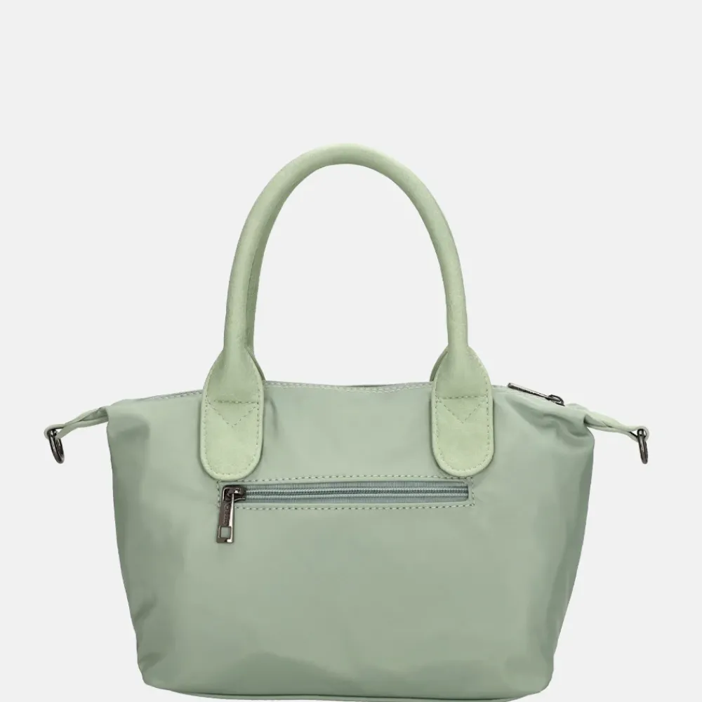 Handtassen^Charm London Buckingham Mono handtas lichtgroen