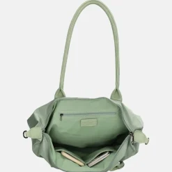 Shoppers^Charm London Buckingham Mono shopper M lichtgroen