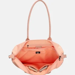 Dames Laptoptassen^Charm London Buckingham Mono shopper met 15.6 inch laptopvak L lichtroze