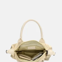 Handtassen^Charm London Buckingham Mono handtas creme