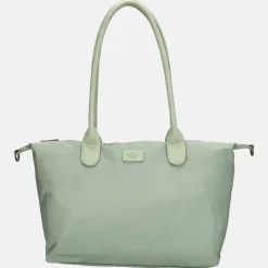 Shoppers^Charm London Buckingham Mono shopper M lichtgroen
