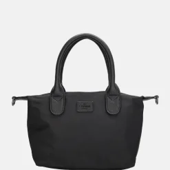 Handtassen^Charm London Buckingham Mono handtas zwart