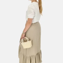 Crossbody Tassen^Charm London Buckingham Mono crossbody tas XS creme