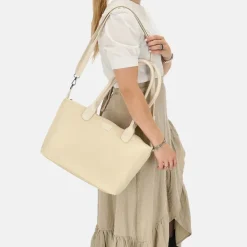 Shoppers^Charm London Buckingham Mono shopper M creme