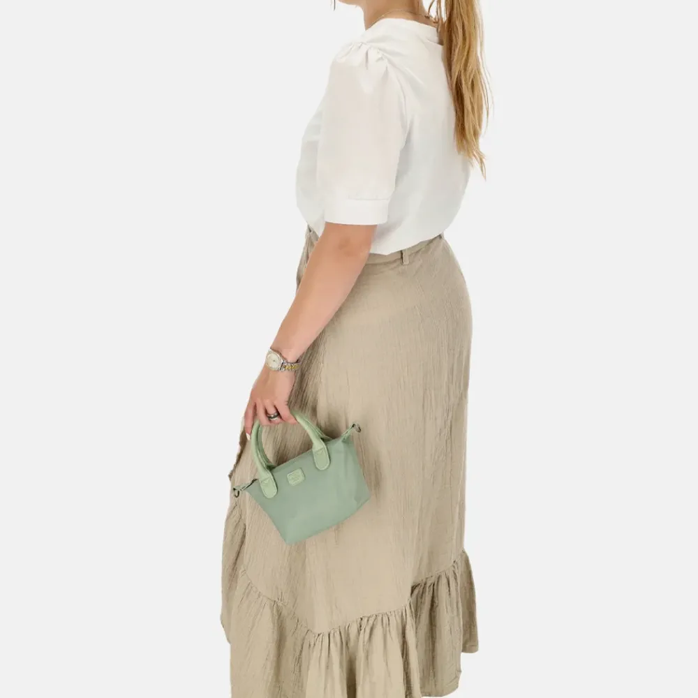 Crossbody Tassen^Charm London Buckingham Mono crossbody tas XS lichtgroen