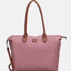 Schoolhandtassen | Dames Laptoptassen^Charm London Buckingham shopper met 15.6 inch laptopvak L licht paars