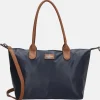 Shoppers^Charm London Buckingham shopper L blauw