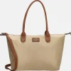 Shoppers^Charm London Buckingham shopper L zand