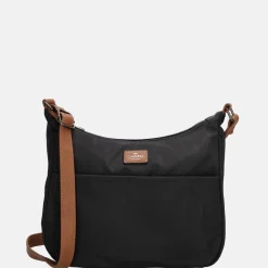 Schoudertassen^Charm London Buckingham schoudertas zwart