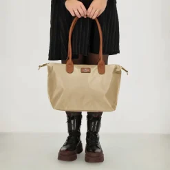 Shoppers^Charm London Buckingham shopper L zand