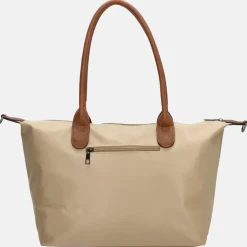 Shoppers^Charm London Buckingham shopper L zand