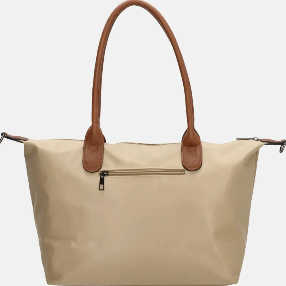 Shoppers^Charm London Buckingham shopper L zand