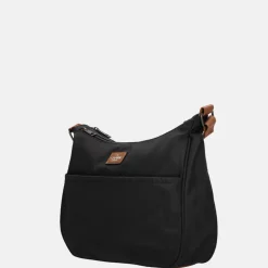 Schoudertassen^Charm London Buckingham schoudertas zwart