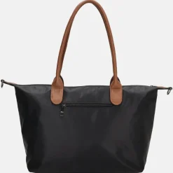 Shoppers^Charm London Buckingham shopper L zwart