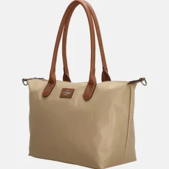Shoppers^Charm London Buckingham shopper L zand