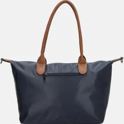 Shoppers^Charm London Buckingham shopper L blauw