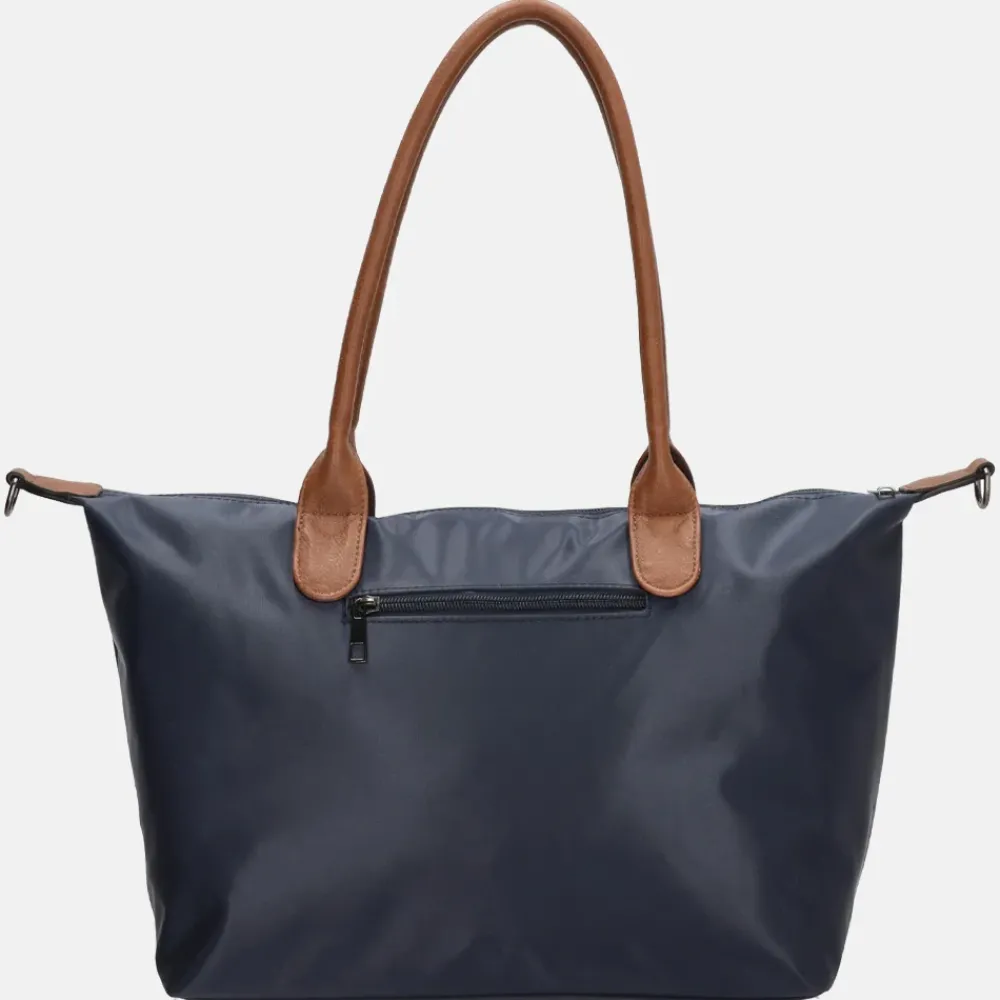 Shoppers^Charm London Buckingham shopper L blauw