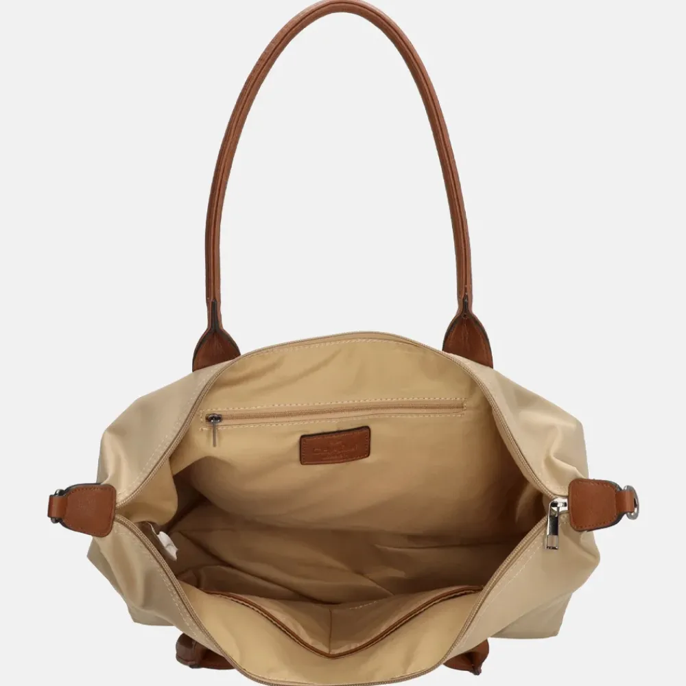 Shoppers^Charm London Buckingham shopper L zand