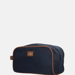 Toilettassen^Charm London Buckingham toilettas blauw
