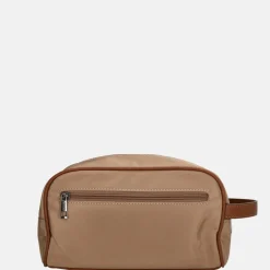 Toilettassen^Charm London Buckingham toilettas taupe