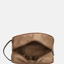 Toilettassen^Charm London Buckingham toilettas taupe