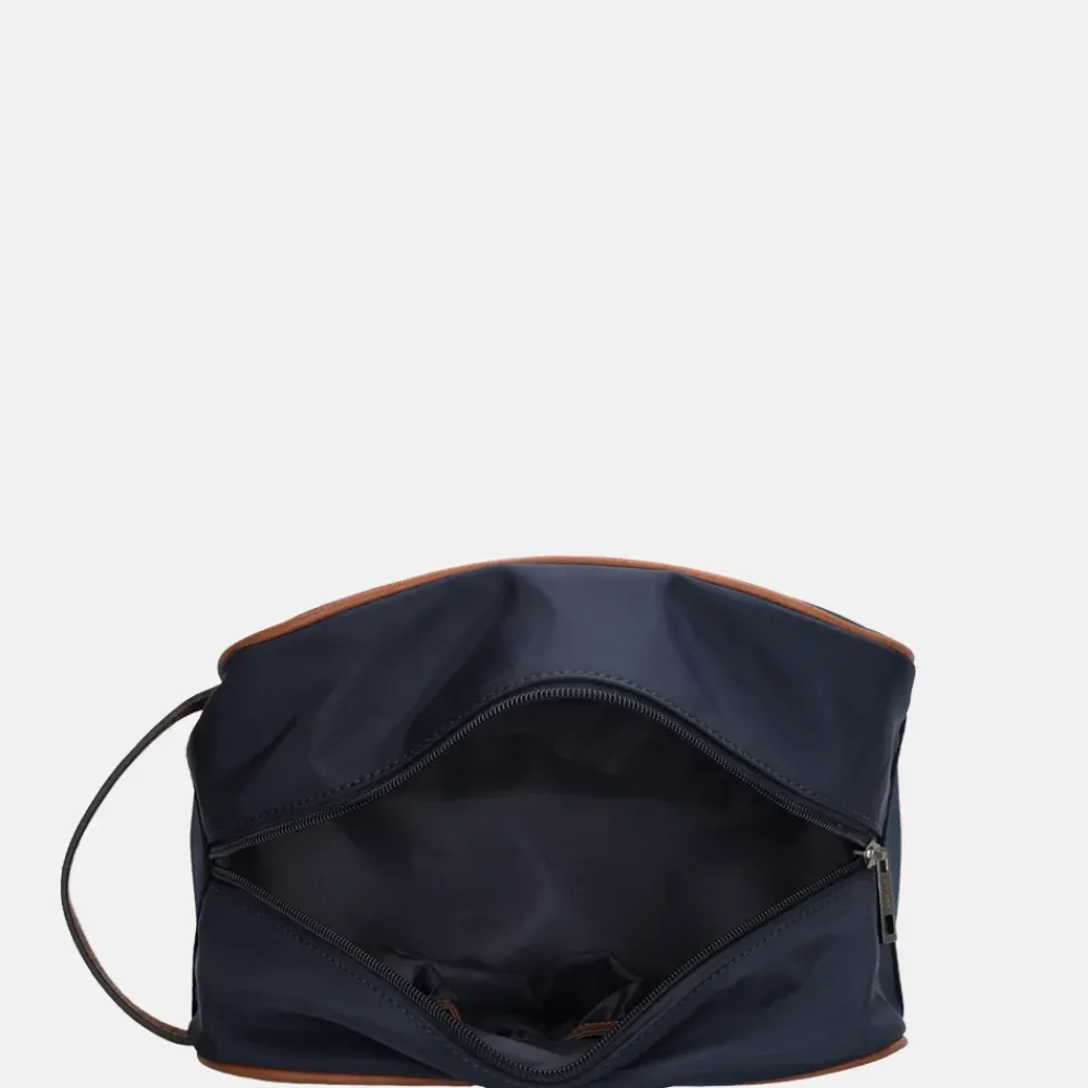 Toilettassen^Charm London Buckingham toilettas blauw