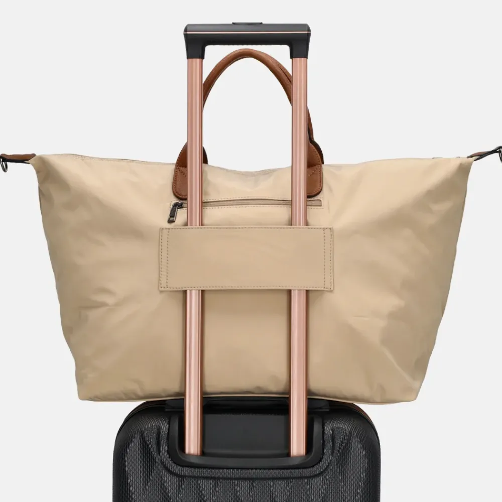 Handbagage Tassen | Weekendtassen^Charm London Buckingham weekendtas zand
