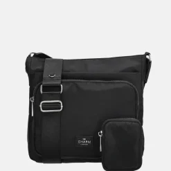 Crossbody Tassen^Charm London crossbody tas zwart