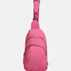Crossbody Tassen^Charm London crossbody tas fuchsia