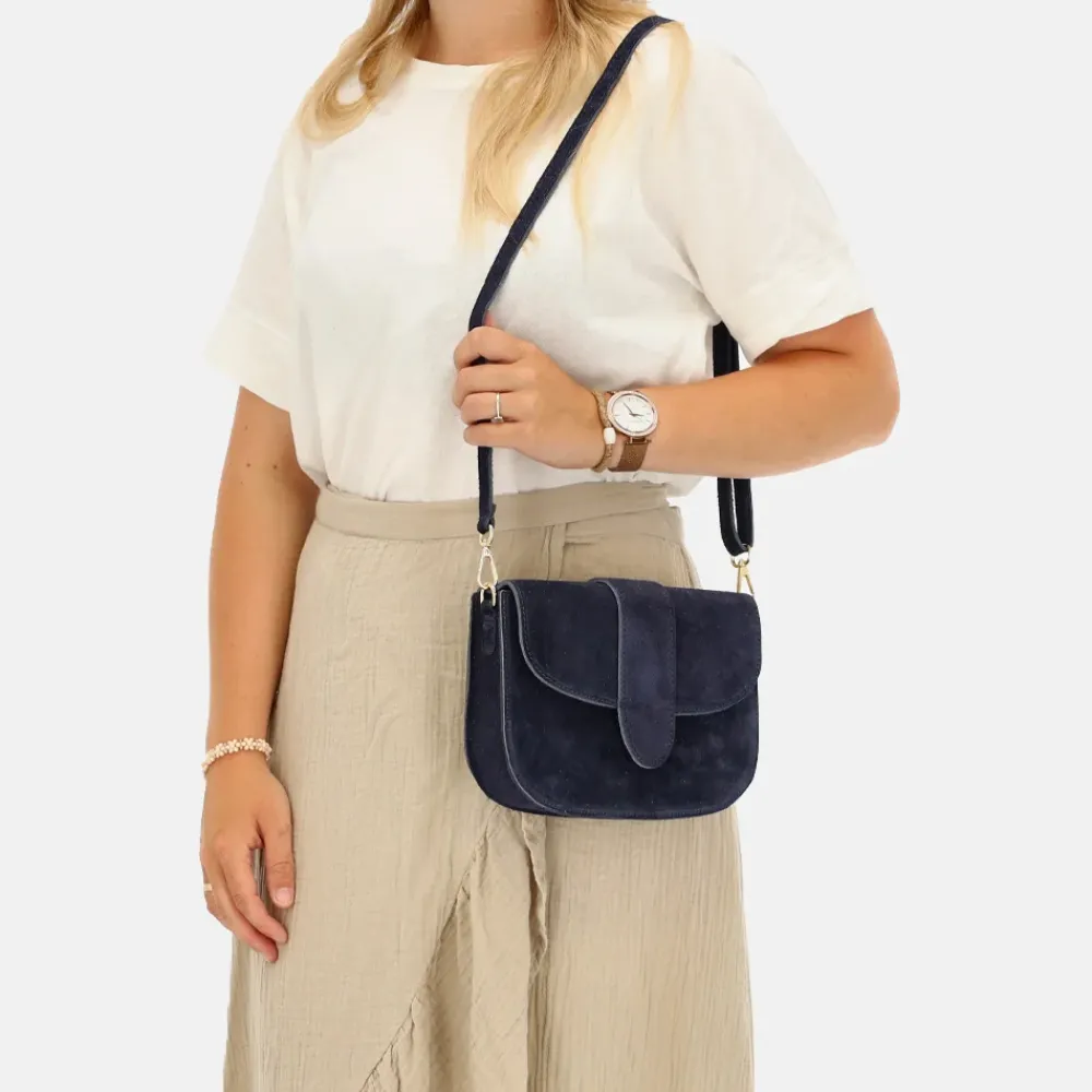 Crossbody Tassen^Charm London crossbody tas navy