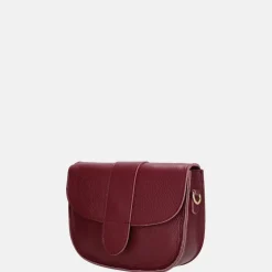Crossbody Tassen^Charm London crossbody tas bordeaux rood