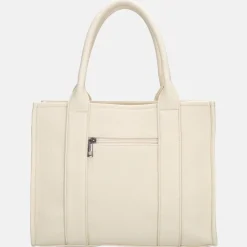 Shoppers^Charm London Debossed shopper M off white