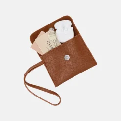 Shoppers^Charm London Debossed shopper M bruin