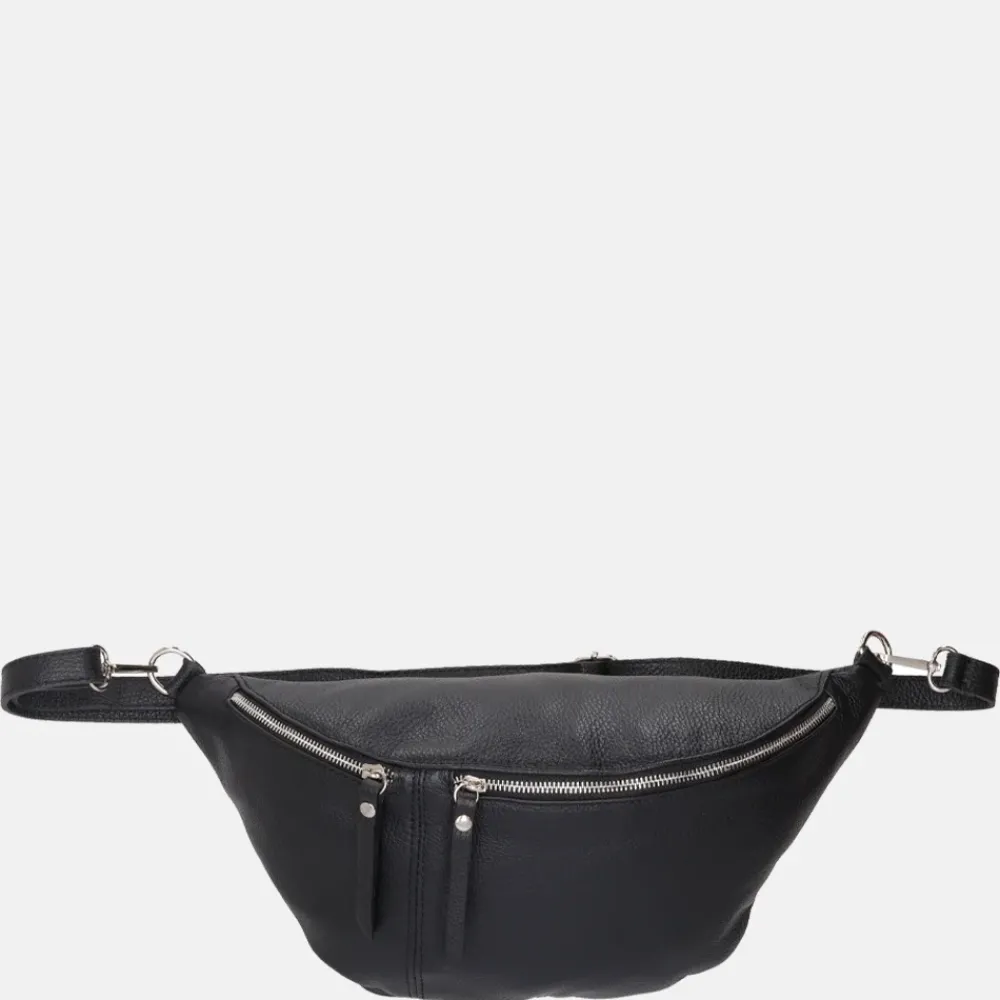 Schoudertassen^Charm London Elisa schoudertas zwart