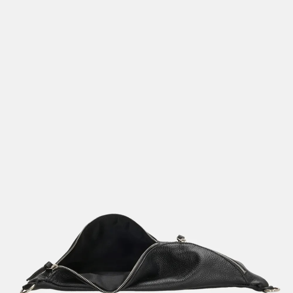 Schoudertassen^Charm London Elisa schoudertas zwart