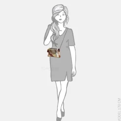 Crossbody Tassen^Charm London Elise crossbody tas multi gold