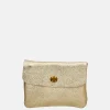 Dames Portemonnees^Charm London Glitter portemonnee goud