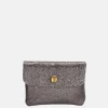 Dames Portemonnees^Charm London Glitter portemonnee donkerzilver